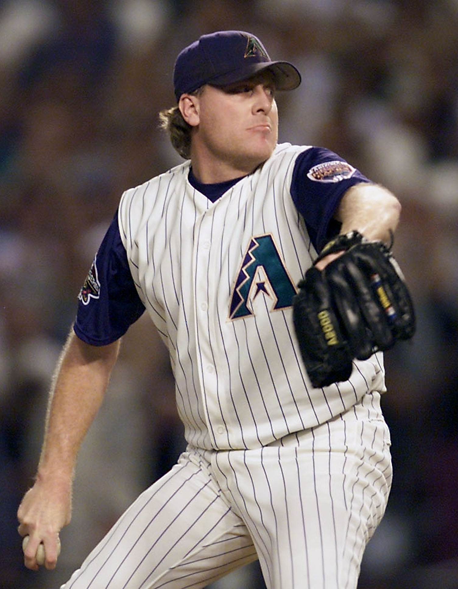 Arizona Diamondbacks' starting pitcher Curt Schill