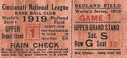 1919 WS Game 1