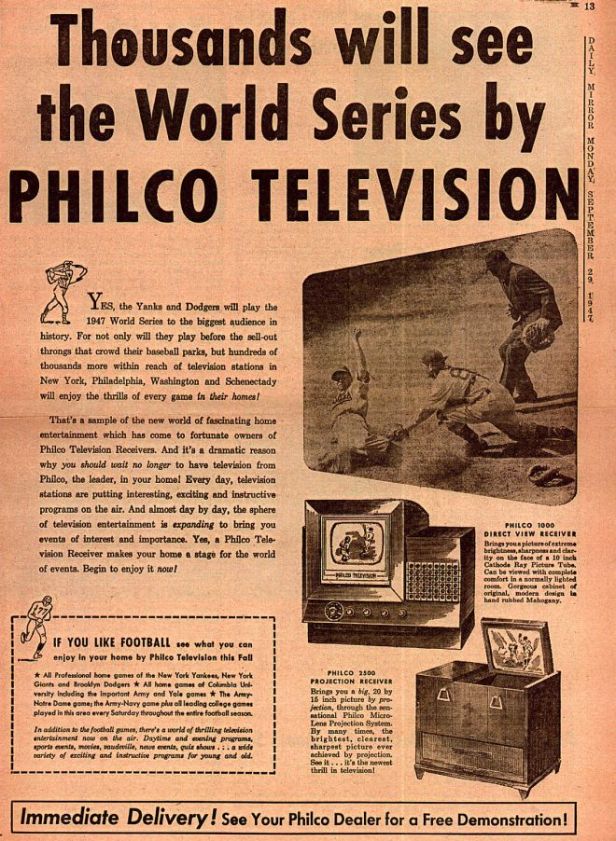 1947 World Series Televised