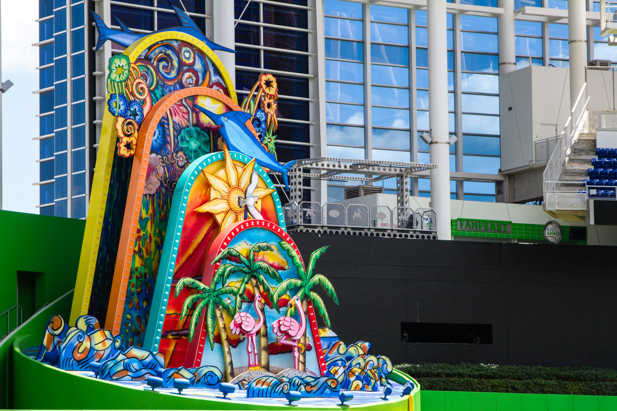 Marlins HR Sculpture
