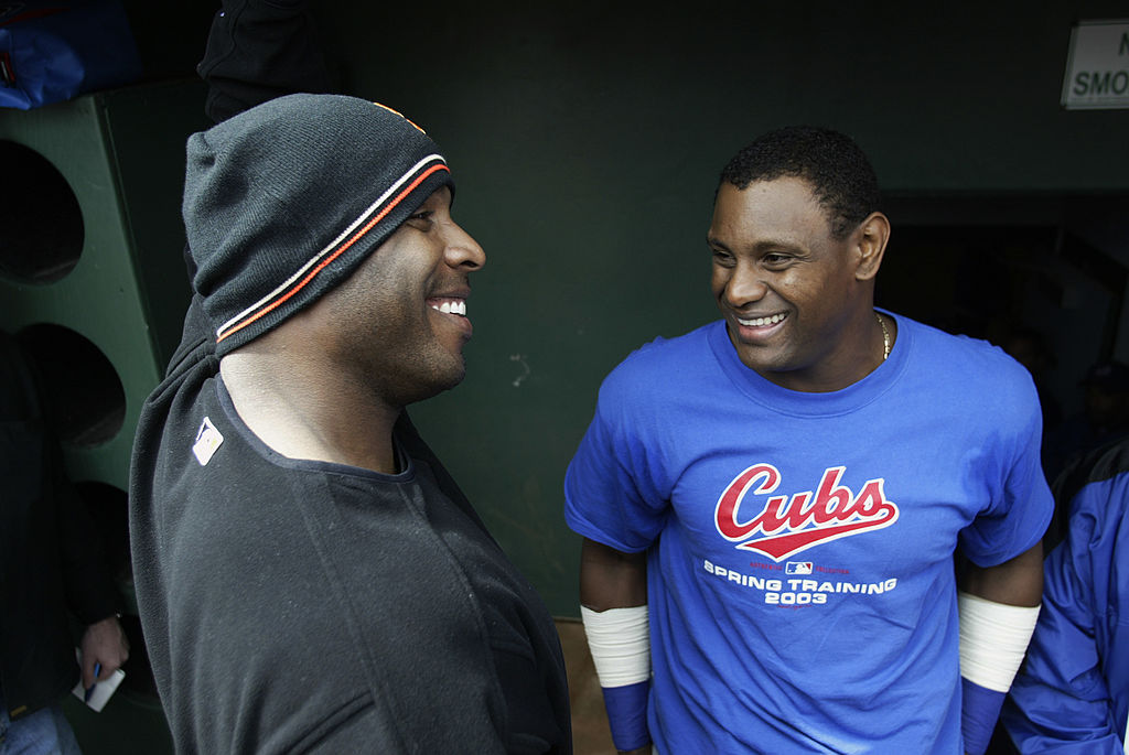 Bonds talks with Sosa