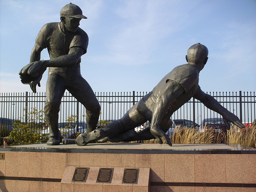 The Play at Second Statue